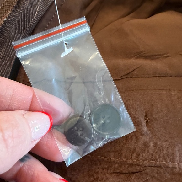 BRAND NEW- Free People Brown Striped Women's Pants - Picture 8 of 12